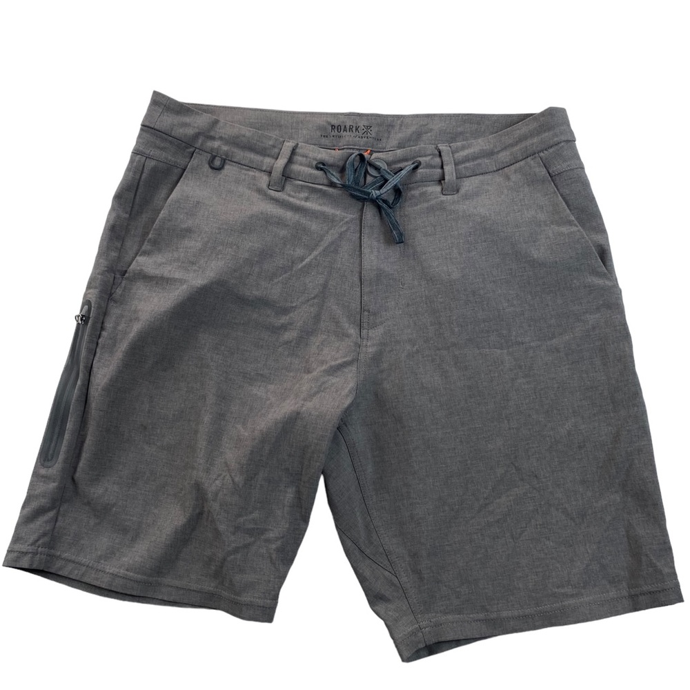 ROARK Men’s Sz 32 Explorer Grey Quick Drying Lightweight Mesh Hybrid Shorts
